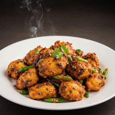Saute Chicken Dry