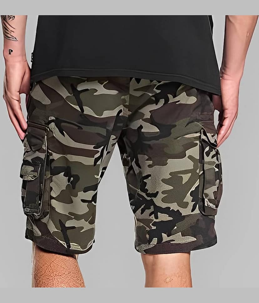 Reoutlook Green Cotton Blend Men's Cargos ( Pack of 1 ) view 2