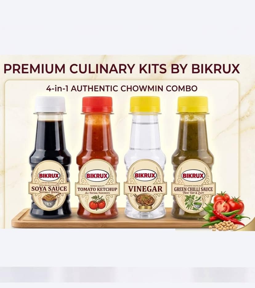 Bikrux 4-in-1 Authentic Chowmin Combo Pack view 3