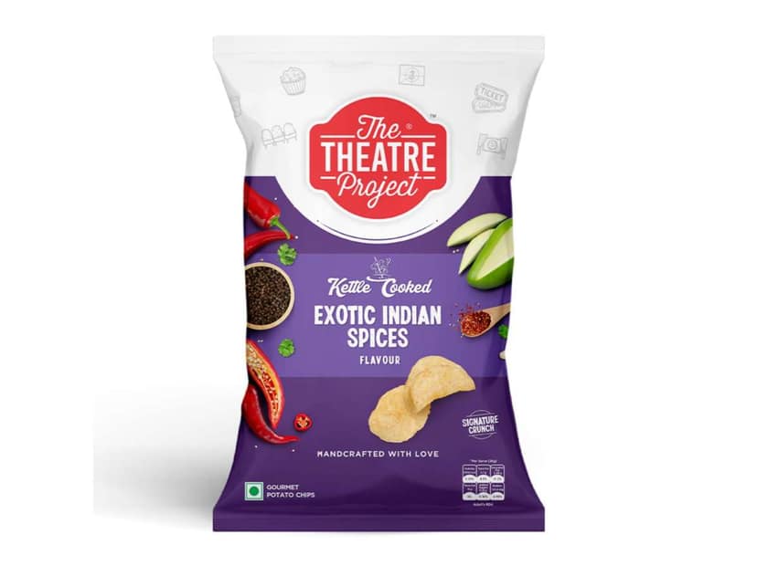 TTP Kettle Cooked Chips - Exotic Indian Spices - 72 gms