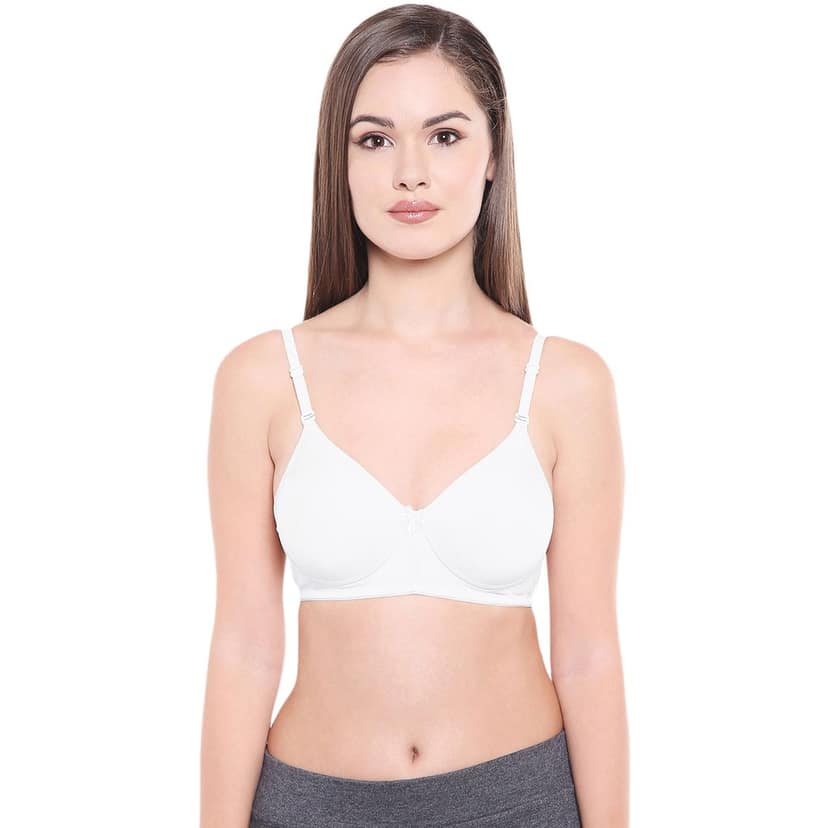 Bodycare Cotton Spandex Lightly Padded Non wired Seamless cup bra-Pack of 3 view 2