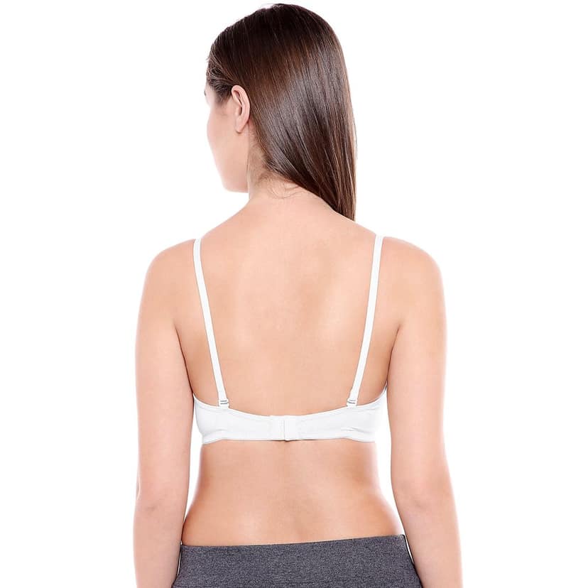 Bodycare Cotton Spandex Lightly Padded Non wired Seamless cup bra-Pack of 3 view 4