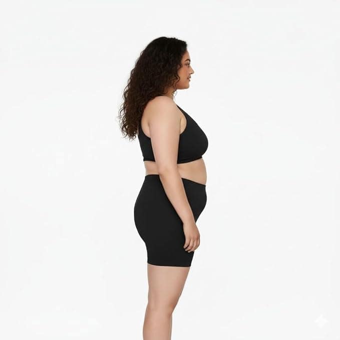 Under Dress Shorts for Women | Plus Size Cotton Stretch Inner Shorts | Soft & Comfy Anti Chafing Safety Inner Shots for Skirt view 5