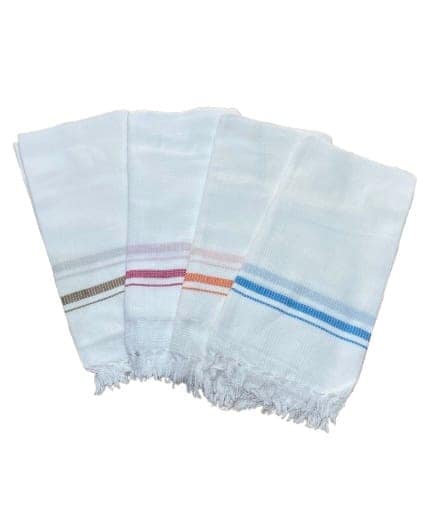 White Handloom Towel view 5
