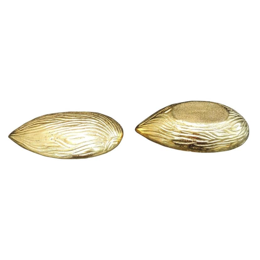 Aluminium Decorative Almond Shape Dry Fruit Box No. 2 (ATMAS068 B) view 3
