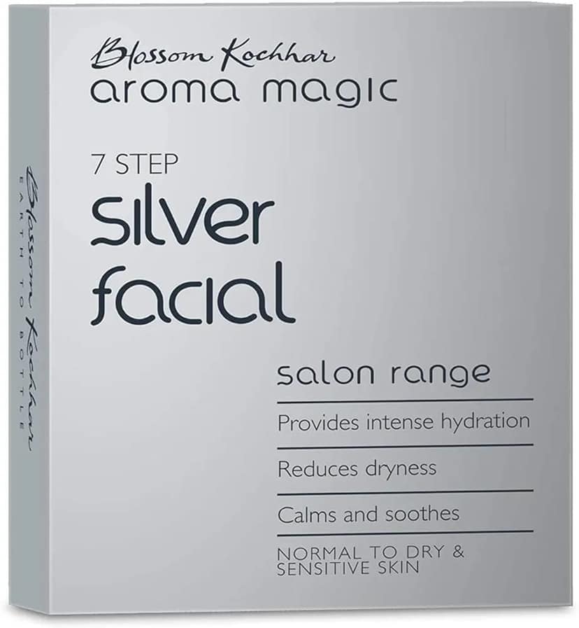 Aroma Magic 7 Step Silver Facial Kit Salon Range (Normal To Dry & Sensitive Skin) (35g + 10ml) view 2
