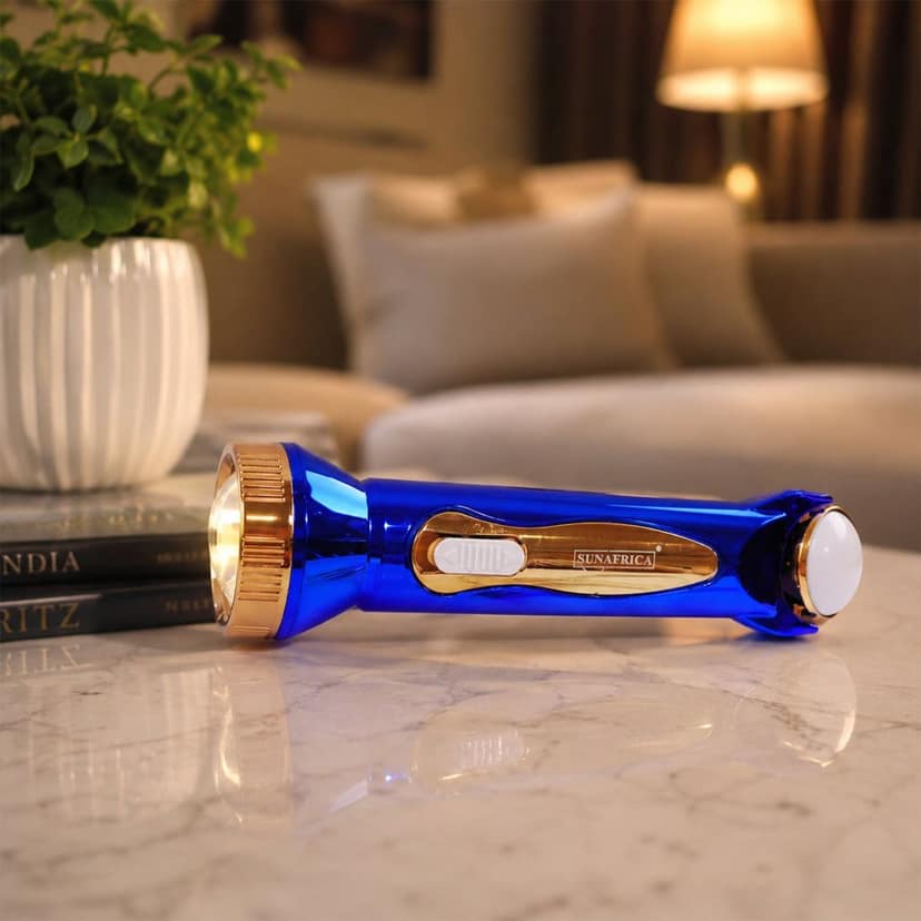 USB Rechargeable 2-in-1 LED Flashlight with Soft Lamp for Emergency Use view 3