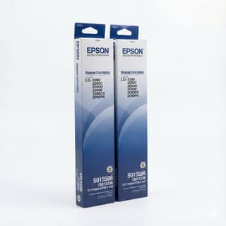 Epson LQ-2090 Ribbon Cartridge (S015586 / S015336) Printer For LQ-2090, LQ-2090II & 2090H Series Printers [PACK OF 2]