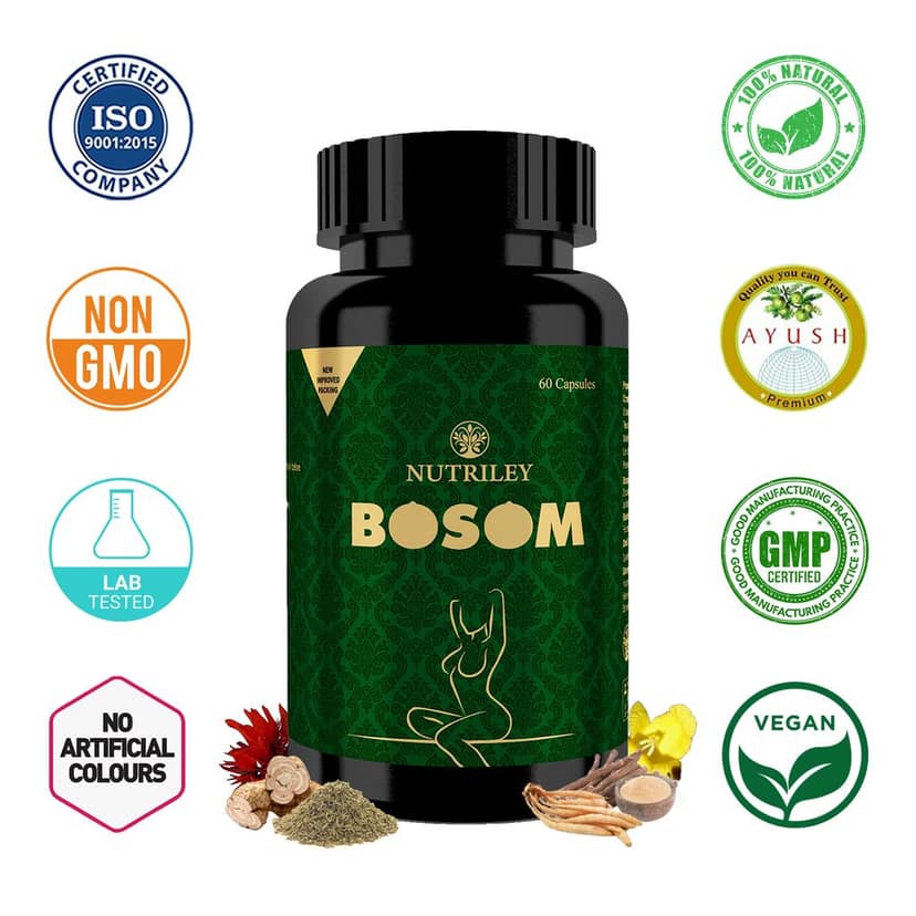 Nutriley Bosom - Breast Enlargement Capsules (60 Capsules) view 3
