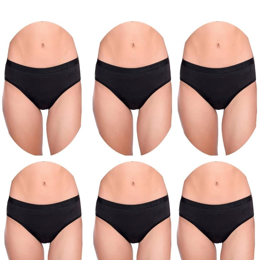 Cotton Full Coverage Hipster Panties Pack 6 view 2