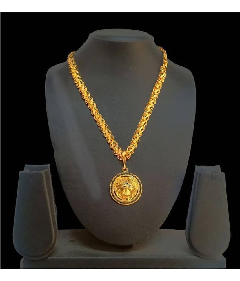 SHANKH-KRIVA Gold Plated Chain ( Set of 1 ) view 2