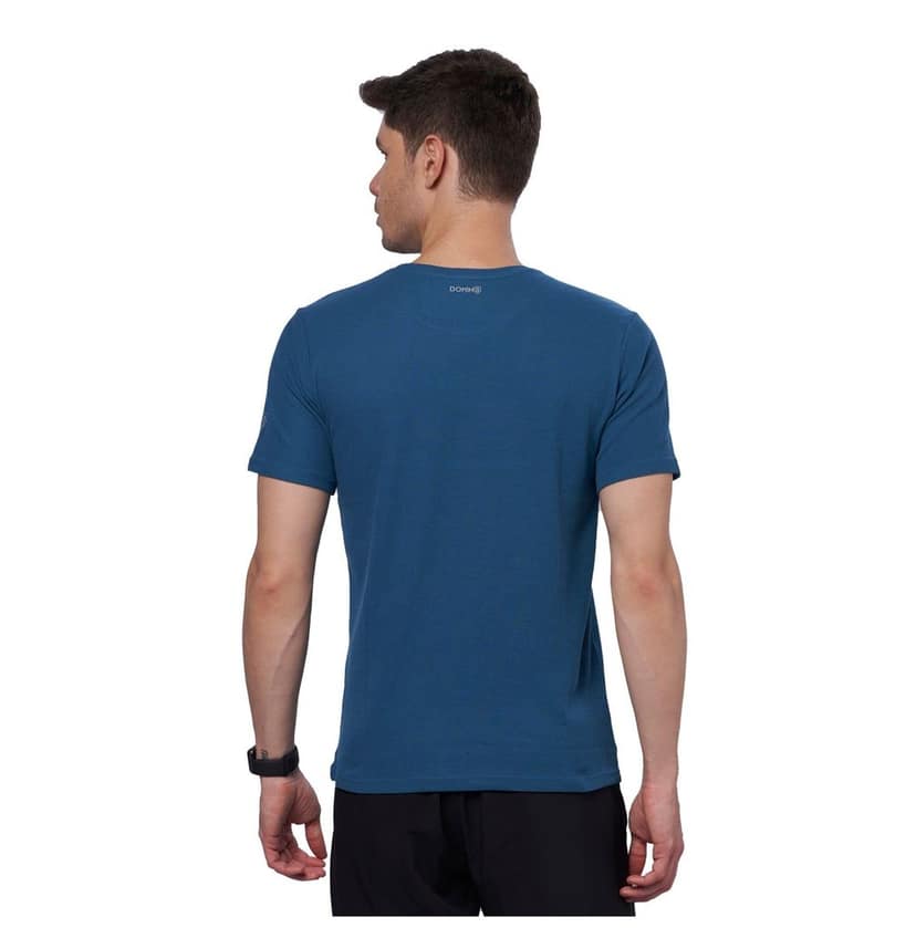 DOMIN8 Men's Breathable Training Outdoor T-Shirt (Blue) view 5