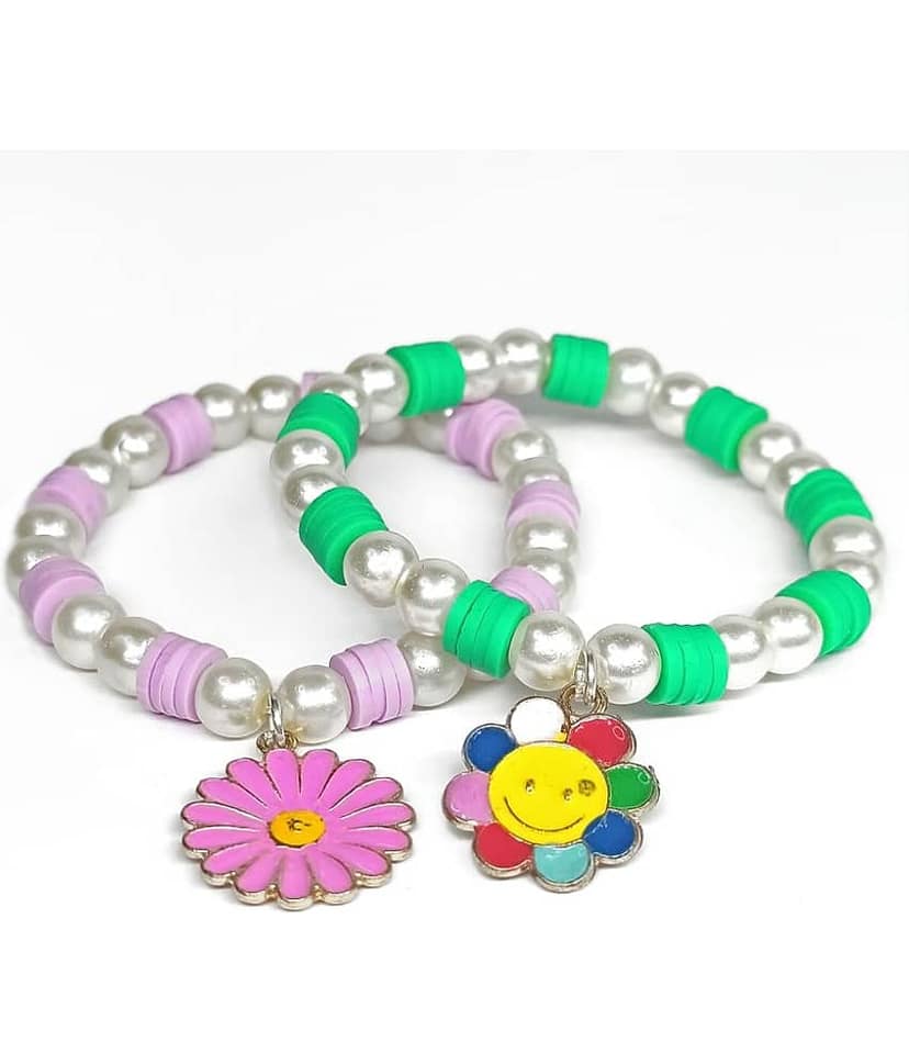 DAIVYA WELLNESS - Multicolor Bracelet ( Pack of 2 )