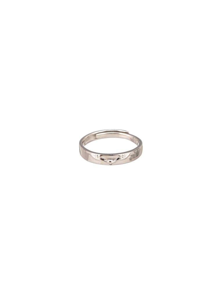 925 Sterling Silver Engraved Promise Finger Band Ring view 10