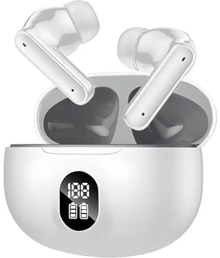 VEhop YO YO PODS Bluetooth True Wireless (TWS) In Ear 36 Hours Playback Low Latency,Powerfull bass IPX4(Splash & Sweat Proof) White