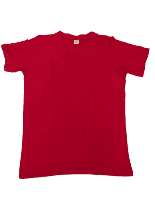 Classic Red Crew Neck T-Shirt – Comfortable & Stylish
