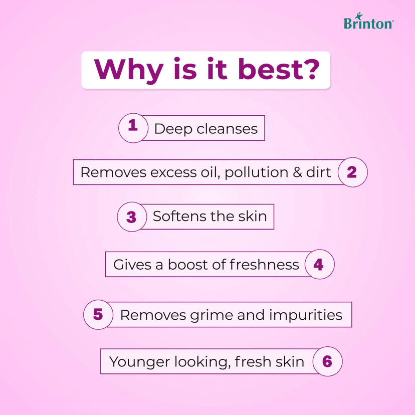 Brinton Doux Deep Cleanser Face Cleansing Cream 125 ml | For All Skin Types view 2