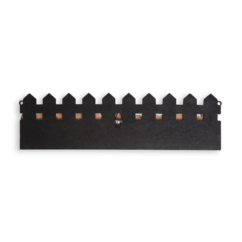 Tisser Artisans Wooden warli door Name Plate for Home, Office (Multicolour)