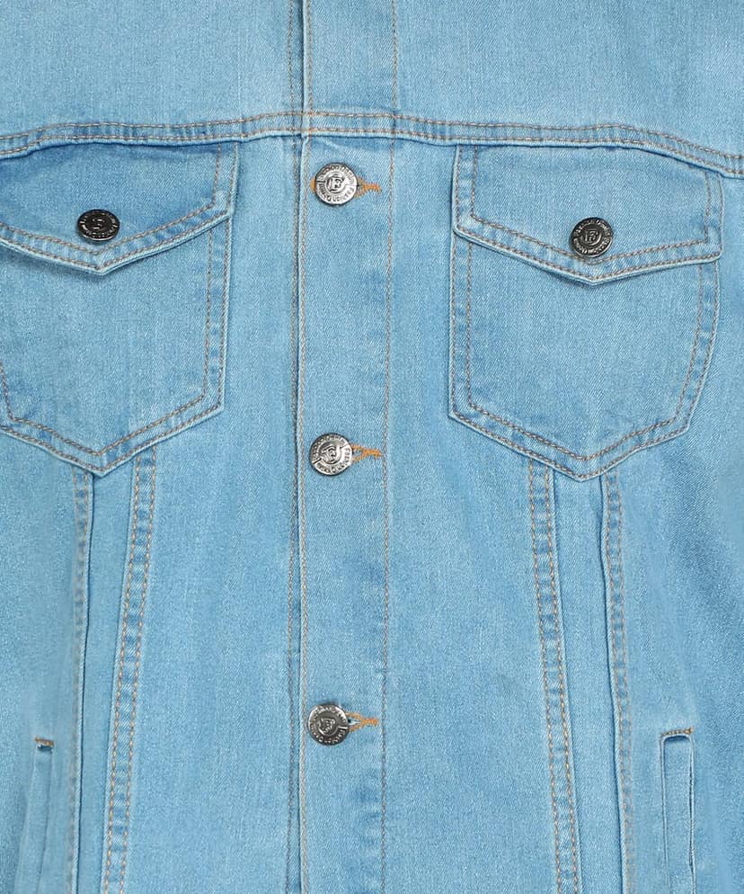 FTX Full Sleeve Solid Men Denim Jacket view 4