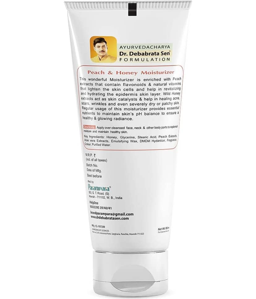 Parampara Ayurved Peach & Honey Skin Moisturizer 100 ml view 2