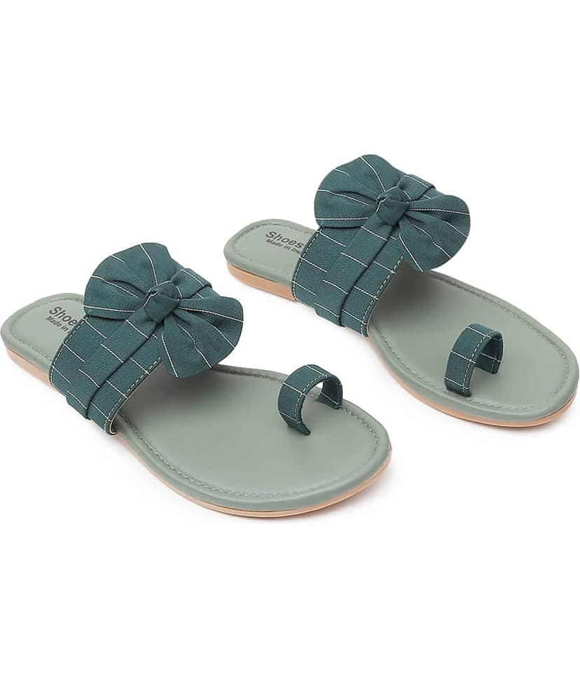 Shoestail Gray Flats