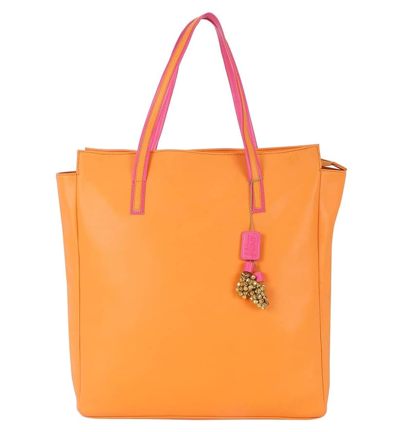 Vdesi Oversized Orange Tote