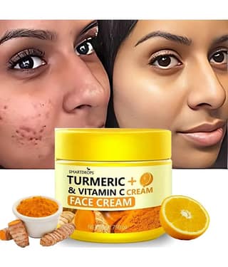 Smartdrops Turmeric & Vitamin C Face Cream, 50 gm
