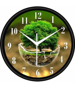 KP CRAFT Circular Analog Wall Clock