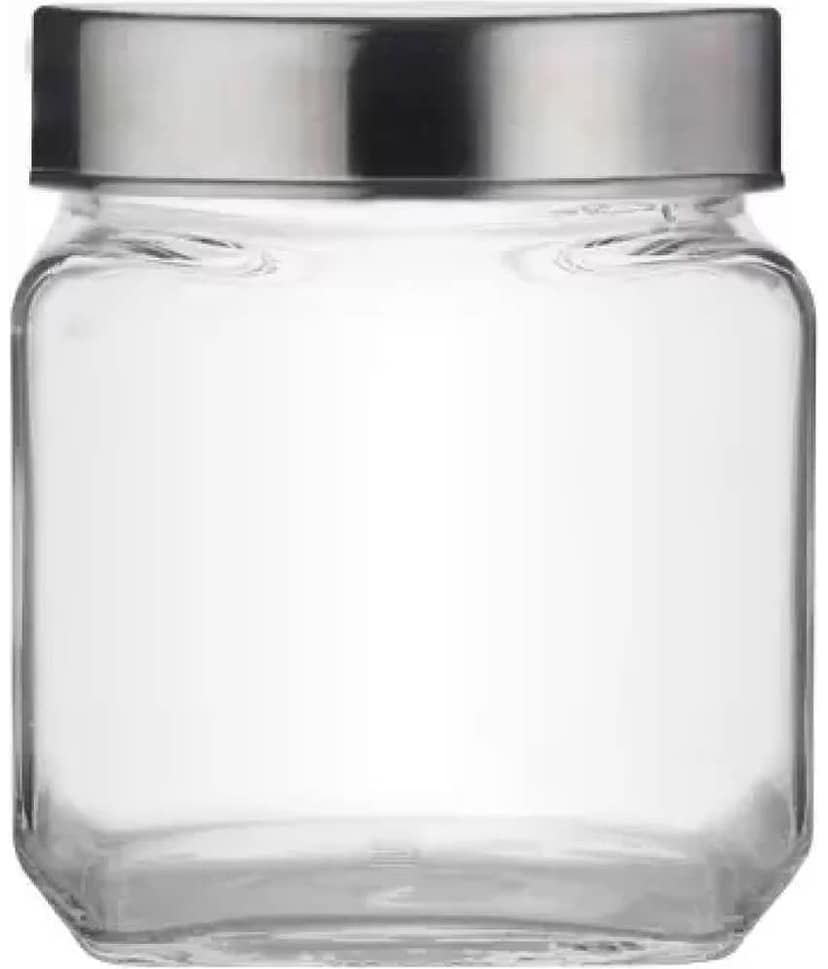 skwaion - Silver Glass Spice Container ( Set of 8 ) - 600 ml view 2