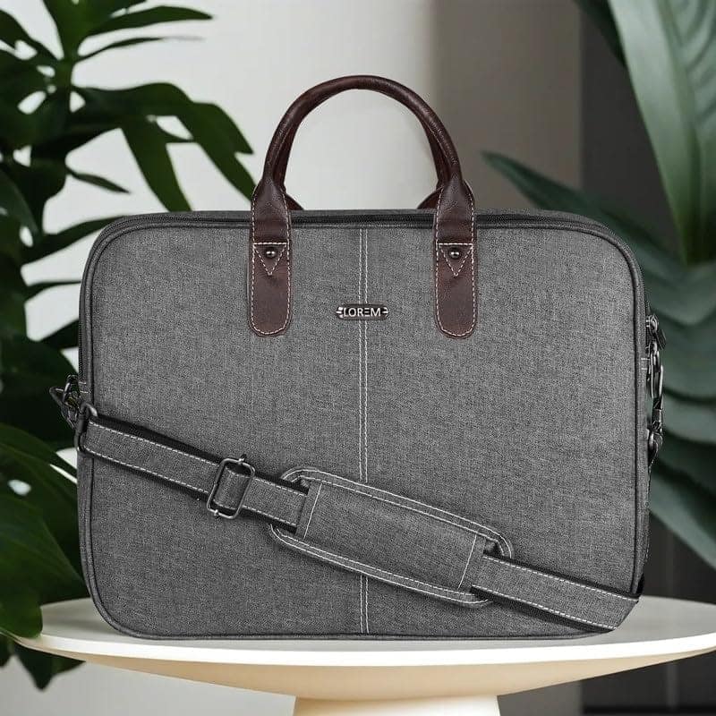 LOREM 10L Faux Leather Messenger Bag For Men & Women New-UF view 2