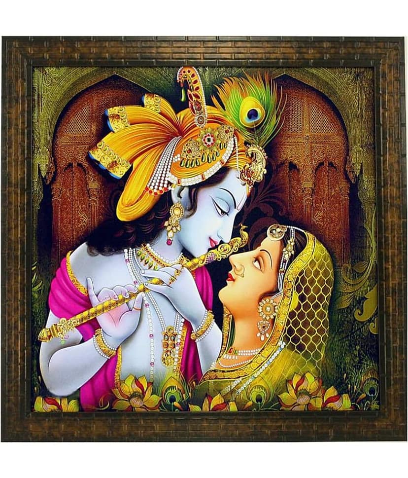 Indianara - Religious Painting With Frame