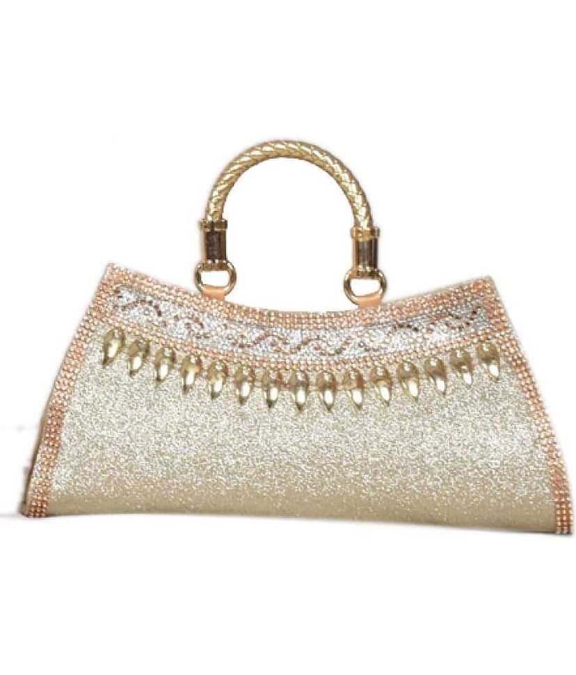 Sunvika House Pink Fabric Handheld Bag