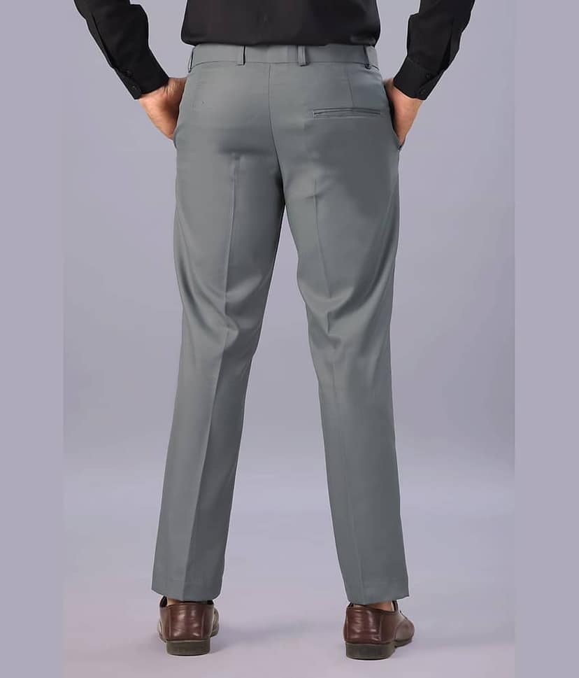 MOUDLIN Regular Men's Formal Trouser - Black ( Pack of 1 ) view 2