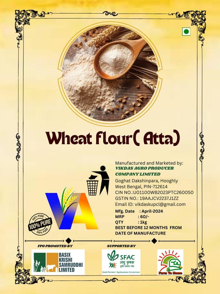 Wheat Flour (Atta)/2kg view 3