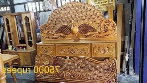 Wooden Bed Frame Design view 2