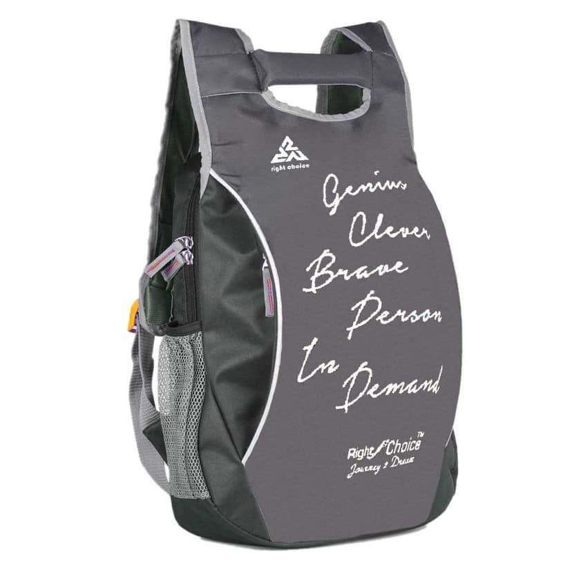 RIGHT CHOICE quality stylish casual backpack daily use unisex typography college bags (Boys and Girls) view 2