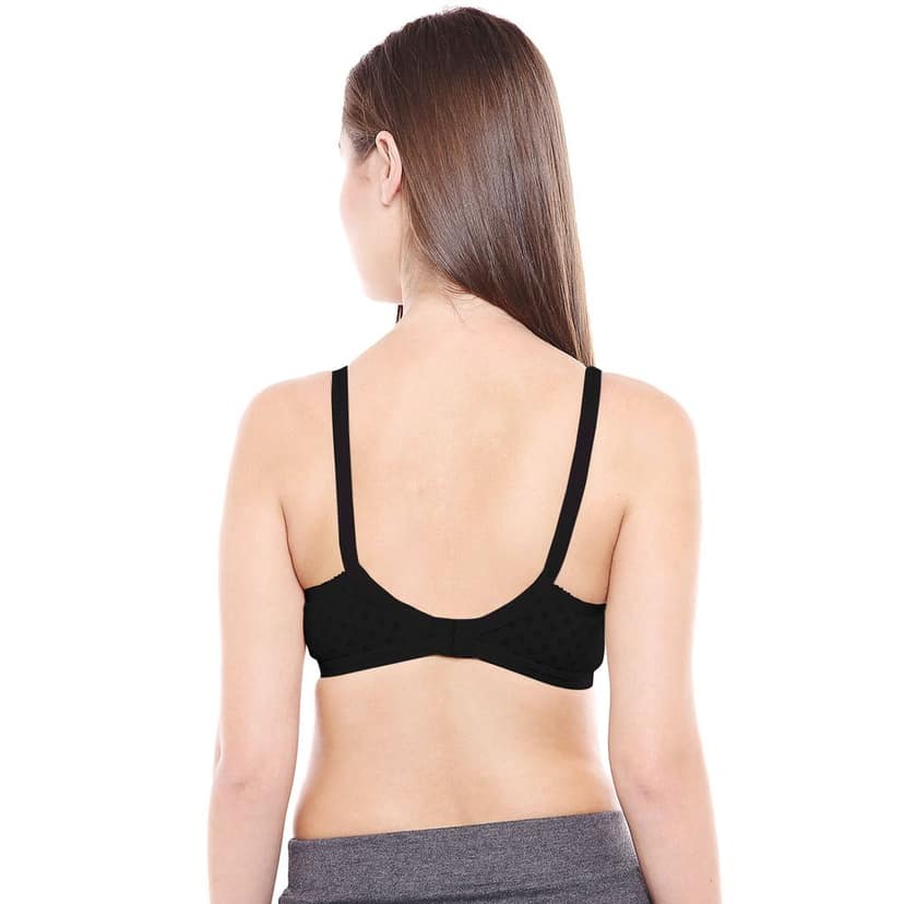 Bodycare Polycotton Padded Non wired Tshirt Bra-Pack of 3 view 4