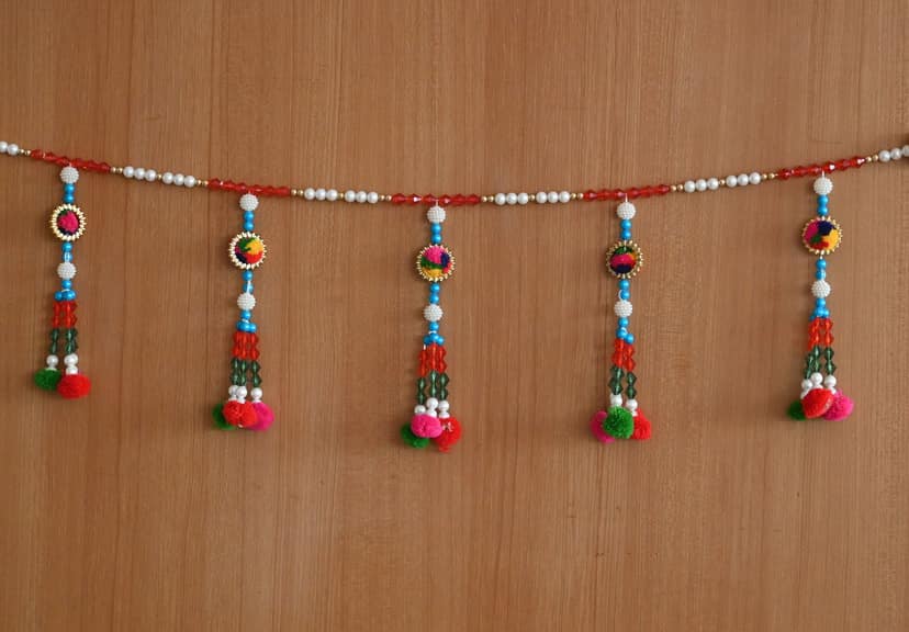 Pearl Archway Crystal Tassel view 2
