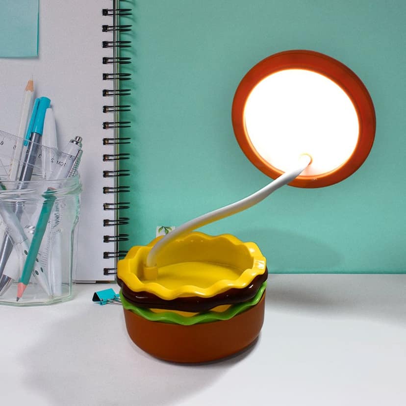 Burger Delight Folding LED Lamp - Adjustable & Rechargeable view 2