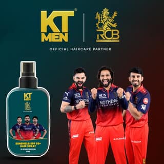 KT Men SunShield UV Protection Hair Spray - 120ml