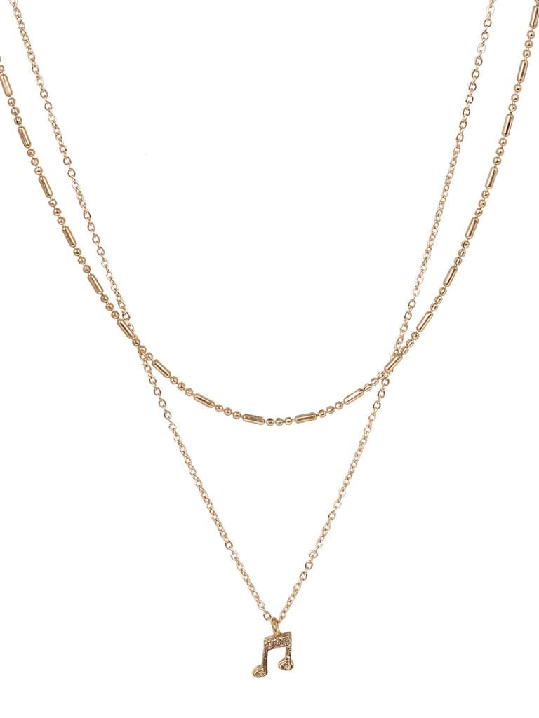 Cardinal Gold Plated Brass Necklace Chain view 2