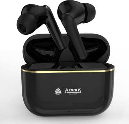 Aroma NB140 Galaxy 50 Hours* Playtime, Deep Bass, Fast Charging True Wireless Earbuds Bluetooth Headset (Black, True Wireless)