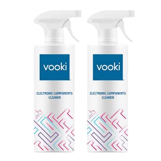 Vooki Electronic Components Cleaner Spray with Rapid Dry Technology - 500ml (Pack of 2)…
