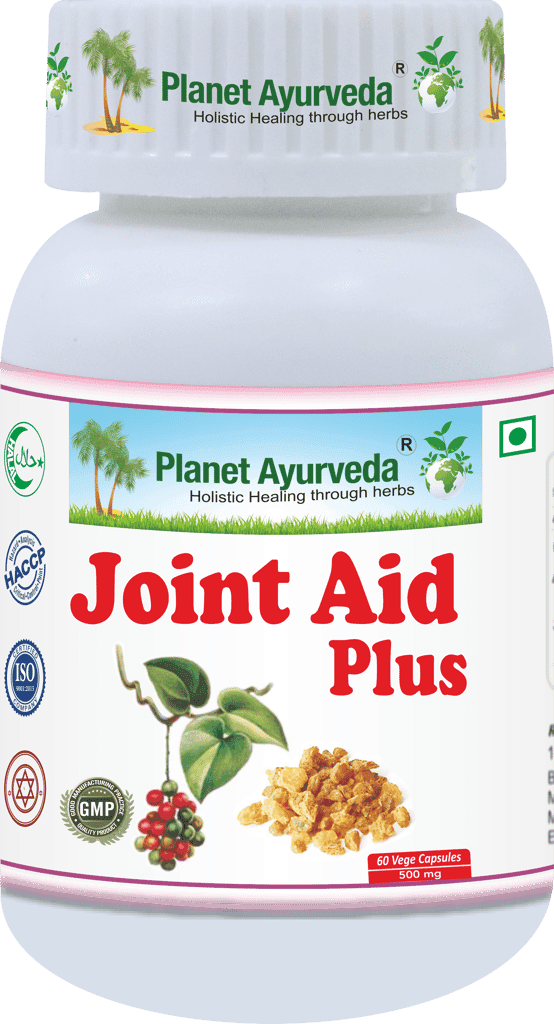 Planet Ayurveda Joint Aid Plus - 60 Veg Capsules - 500 mg