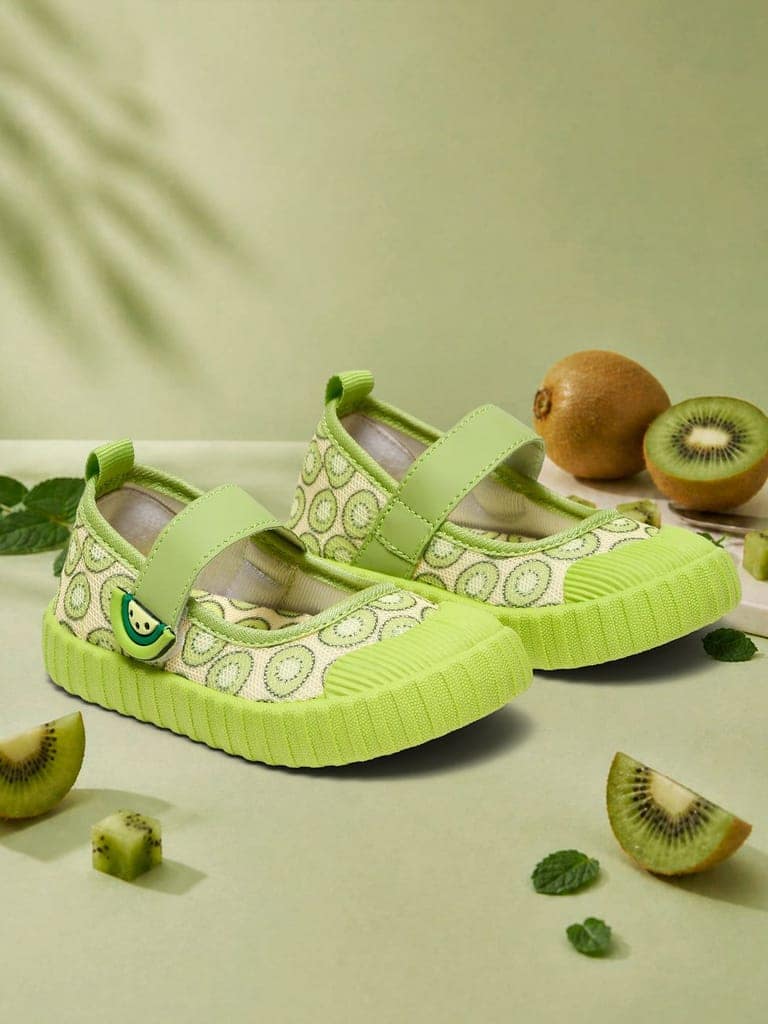 Premium Kiwi Ballerinas - Green (Girls)