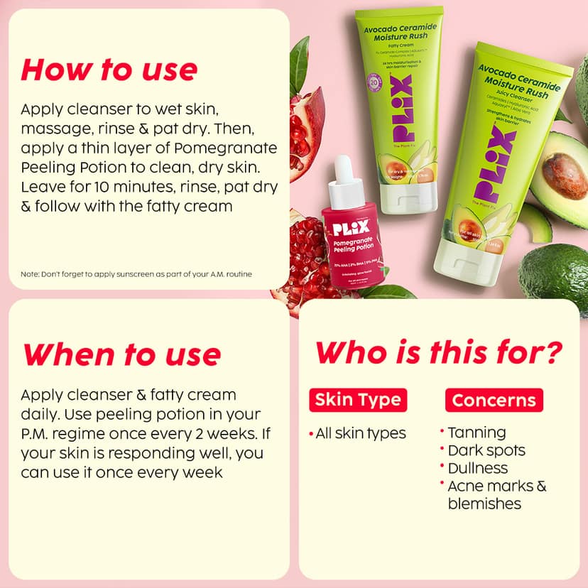 Pomegranate Peeling Potion (For Smooth, Tan-Free Glowing Skin) __Pro Pack__ view 9