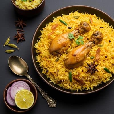 Lucknawi Chicken Pulao