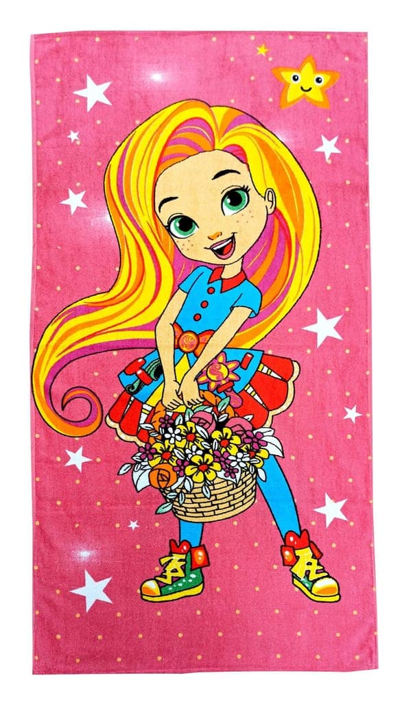 Mandhania Cotton Cartoon Printed Kids Bath Towel for Boys N Girls Pack of 2 view 2