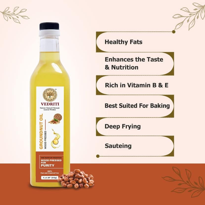 Wood Pressed Groundnut Oil view 4