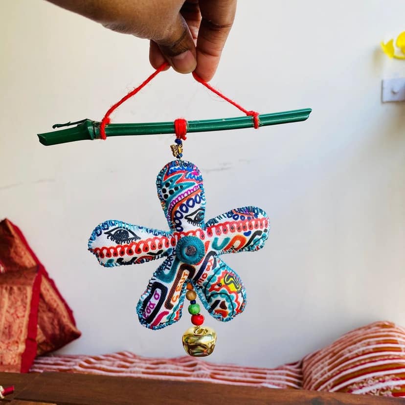 Flora Mini Hanging - Teal